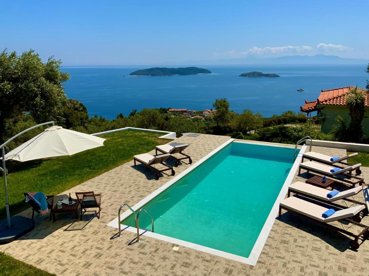 Villa Azure Katsaros  Exterior foto