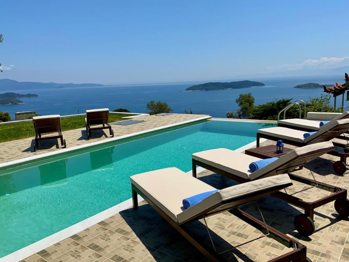 Villa Azure Katsaros  Exterior foto
