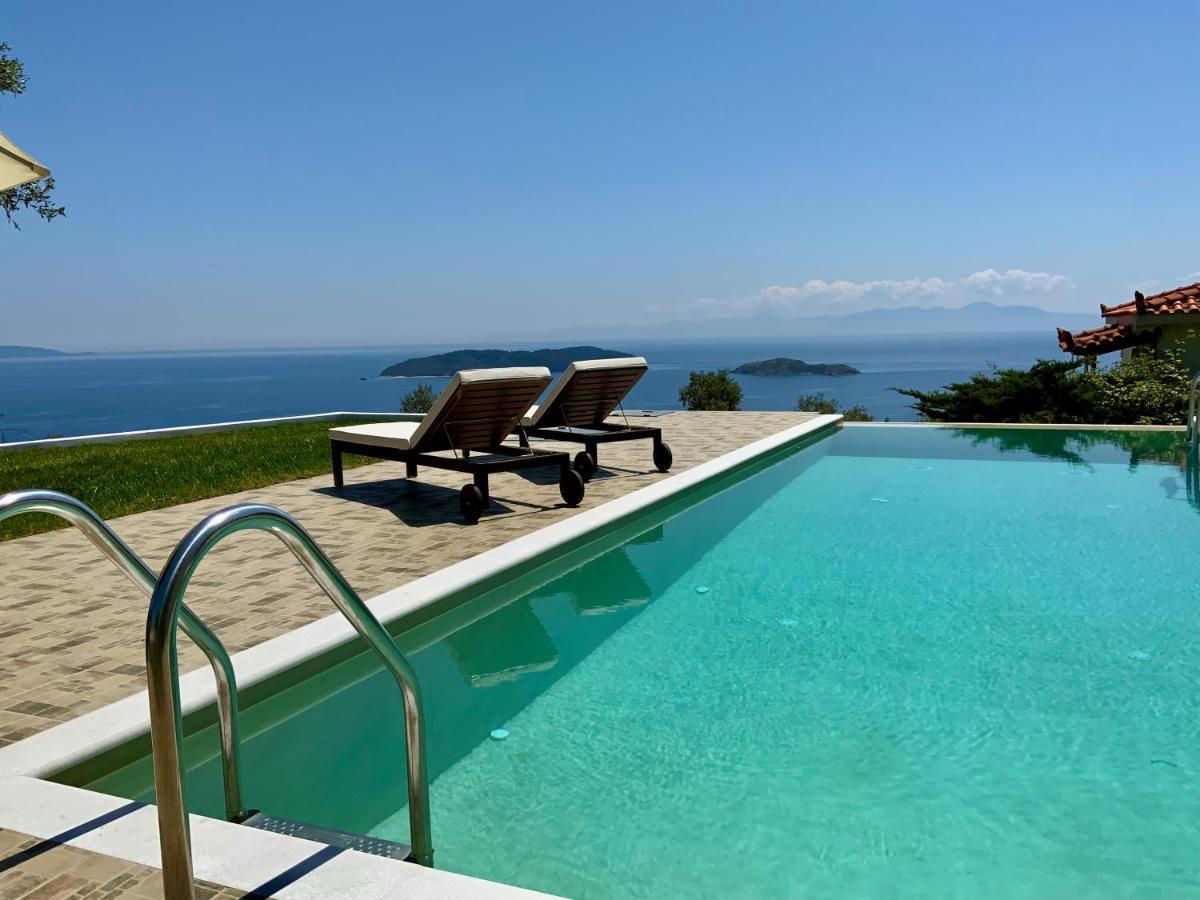 Villa Azure Katsaros  Exterior foto